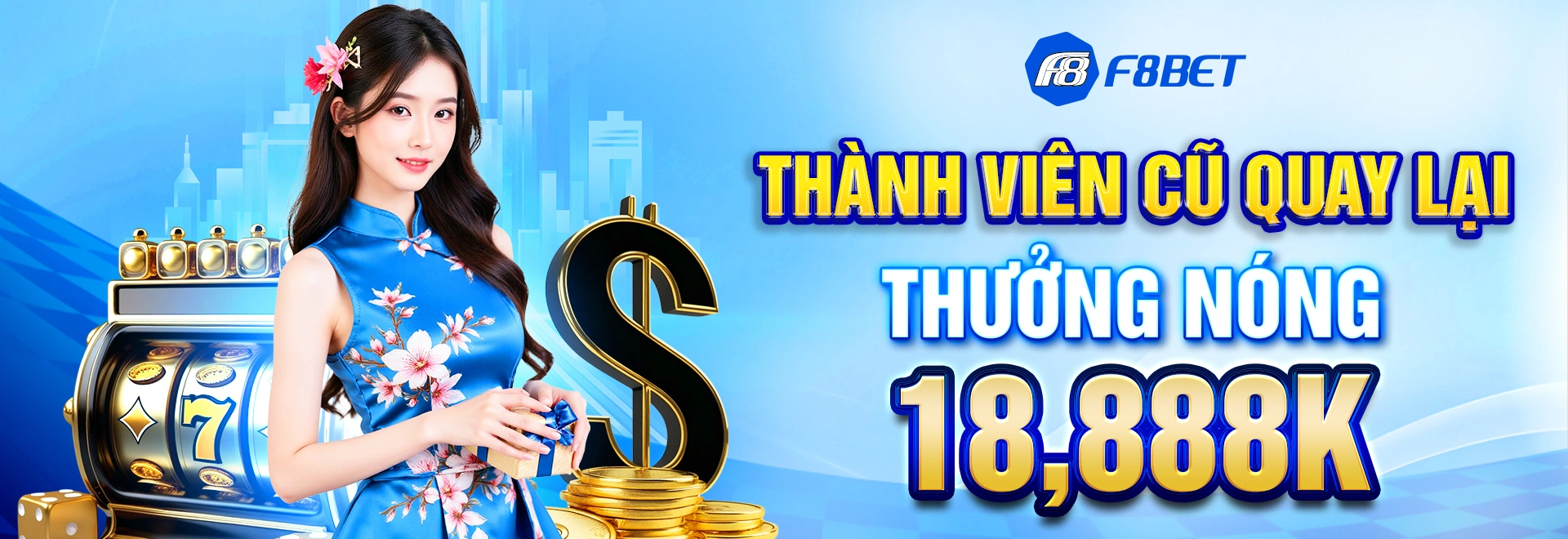 Banner nhà cái f8bet casino cá cược